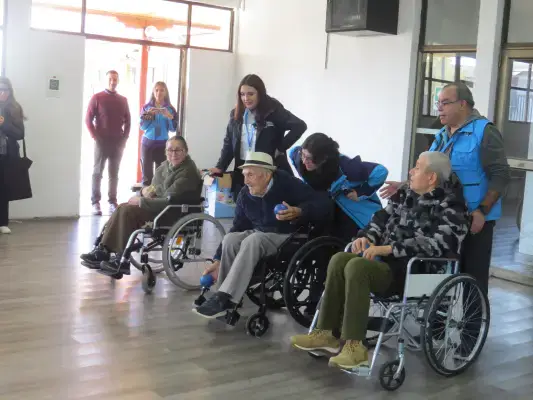 Actividad de recreación para personas cuidadas
