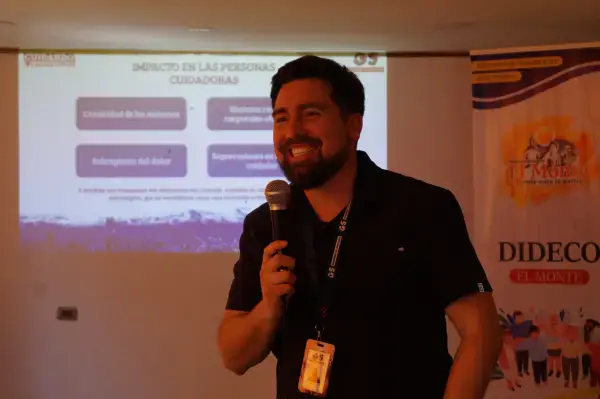 Cesare Gajardo, Monitor Territorial y kinesiólogo del equipo sociosanitario rural